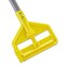 Rubbermaid Commercial 54" Mop and Broom Handles, 1" Dia, Gray/Yellow, Fiberglass FGH145000000 - alternate 1